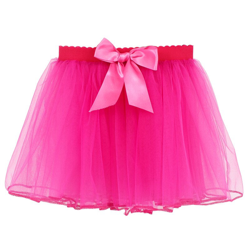 Girls ballet dance skirt black short skirt performance dance skirt bow elastic waist