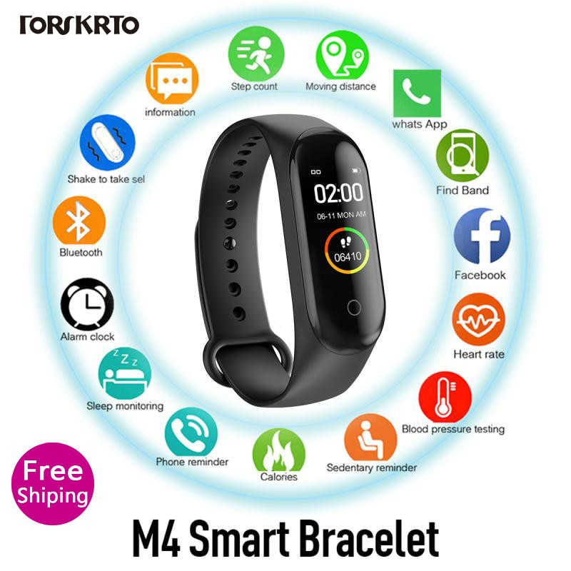 Forskrto M4 M3 pro Orologi Smart Inseguitore di Fitness Orologio Braccialetto di Sport di Frequenza Cardiaca Sangue Monitor Salute Wristband smartwatch