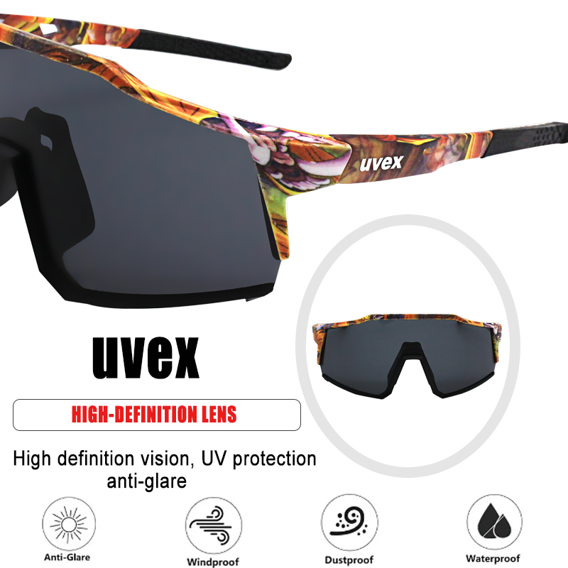 UVEX Fahrradbrille für Herren und Damen, Jugend, rosa, Sport-Sonnenbrille, UV-Schutzbrille für Baseball, Reiten, Laufen, Fahren
