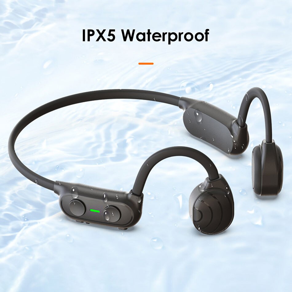 AS10 Beengeleiding Headset IPX5 Waterdichte Bluetooth 5.0 Hoofdtelefoon Met Microfoon Handsfree Bellen Outdoor Sport Oordopjes