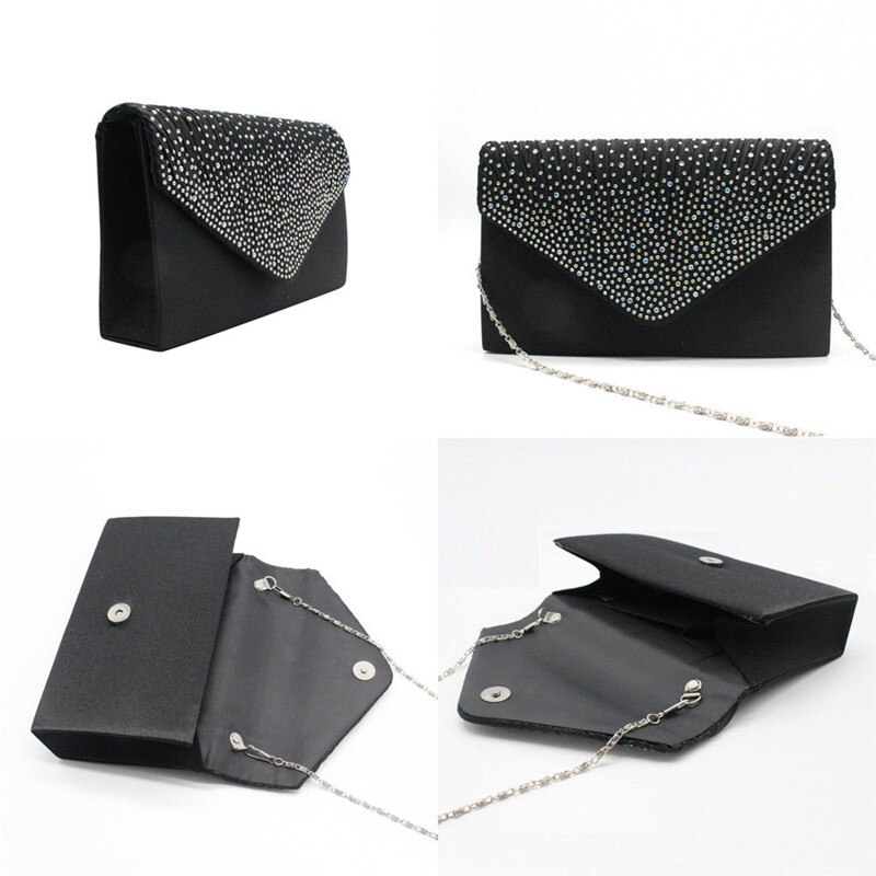 Women Evening Shoulder Bag Party Prom Wedding Lady Clutch Envelope Handbag Evening Bags