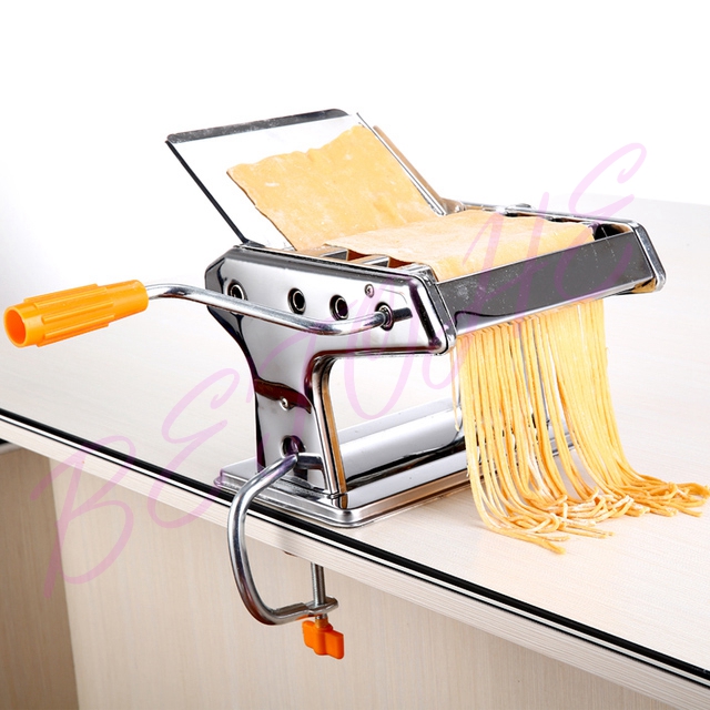 Betohe manuel noodle maker husholdnings pasta maskine til dej ruller nudler spaghetti cutter pasta værktøjer køkken