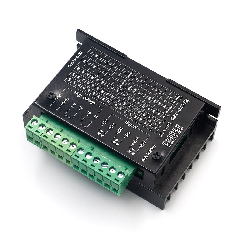 Controlador de Motor paso a paso TB6600 4A 9 ~ 42V TTL 32 Micro-paso CNC 1 eje 2 o 4 Fase de Stepper Moto 42, 57, 86
