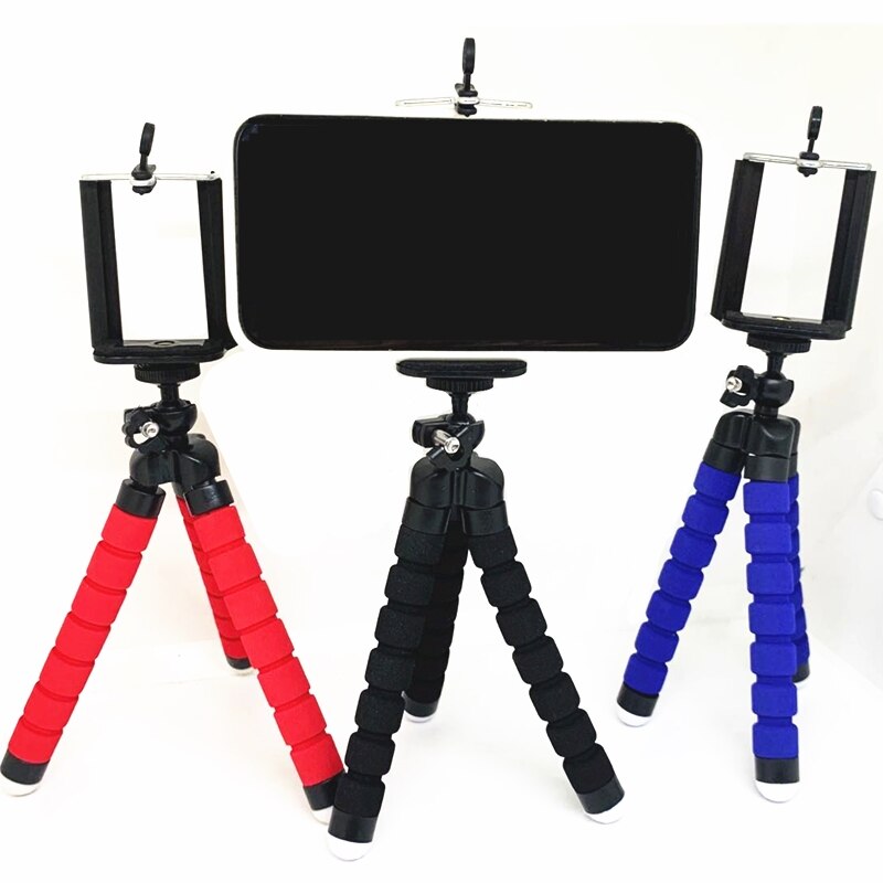 Mini Flexibele Spons Octopus Statief Voor Telefoon Smartphone Tripod Stand Houder Voor Camera Dslr Mount