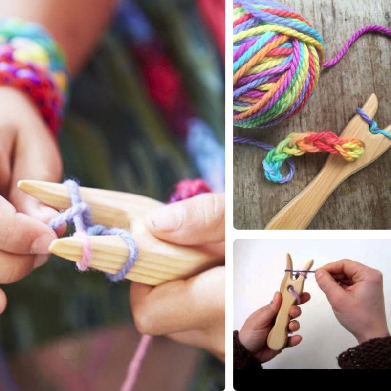 Houten Handgemaakte Y Naald Kinderen Diy Handgemaakte Producten Houten Vork Breien Accessoires Weefgetouw Naaien Ambachten Supplies