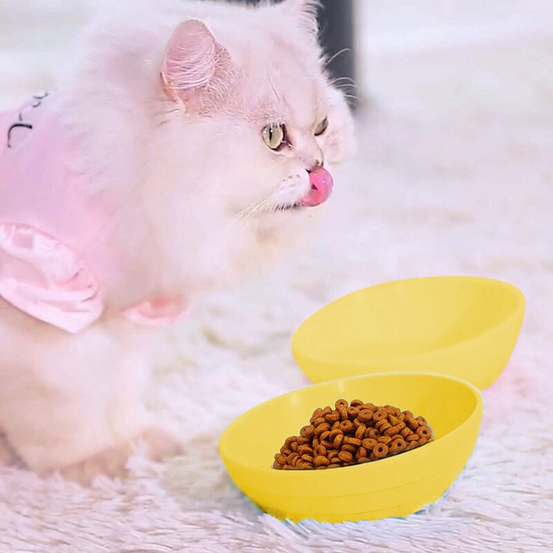 Multifunctionele snoepkleurige plastic voerbak voor huisdieren, voerbak voor puppy's, voerbak voor katten en honden, voerbak voor huisdieren