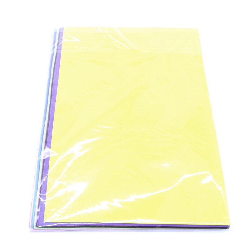 10 Sheets Foam Paper Sponge Paper DIY Craft for Kids Fold Scrapbooking Cutting Decor Paper Kindergarten Manual Crafts Materials