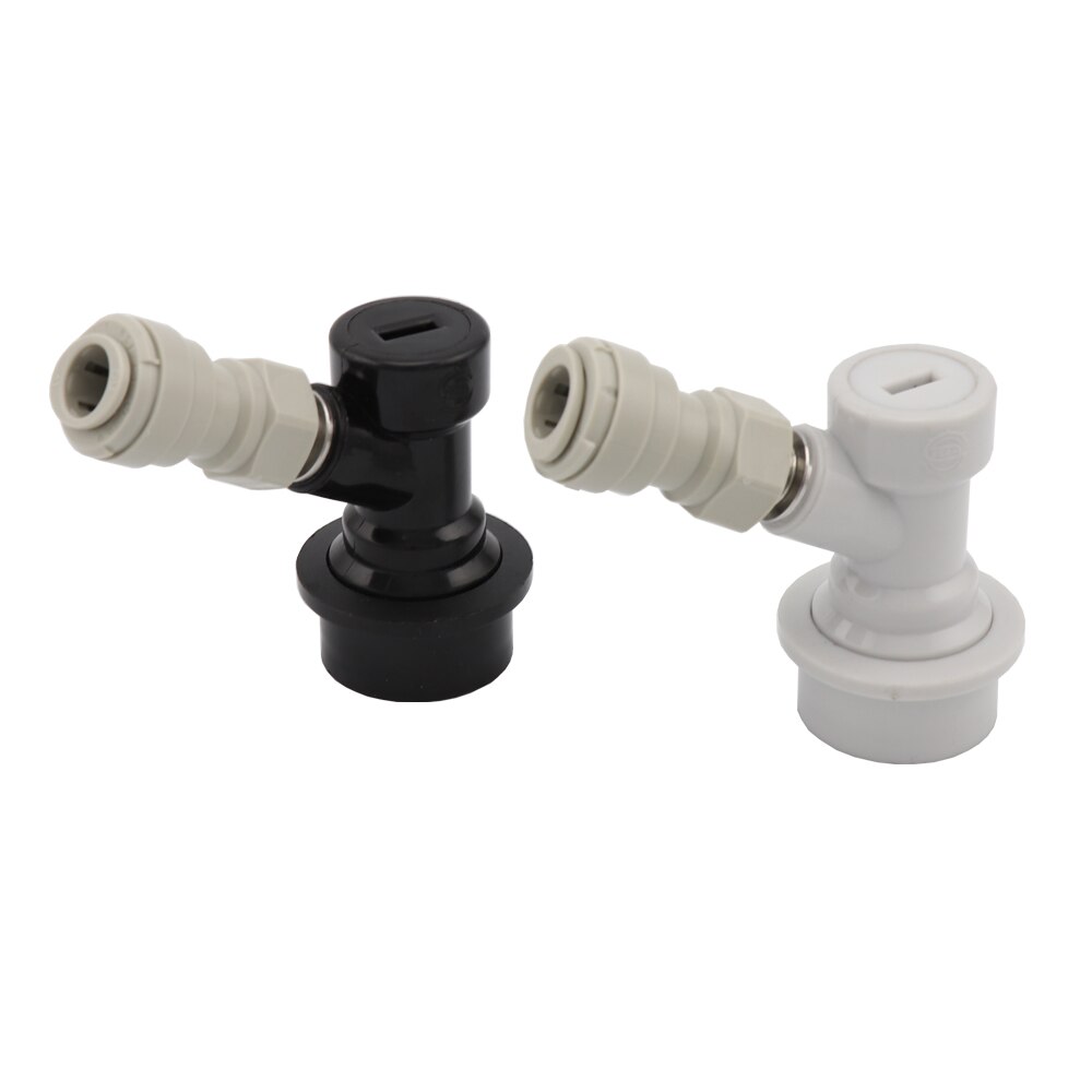 Conector de bloqueo de bola de barril Corny para elaboración casera y Speedfit 5/16 "3/8" -1/4 "FFL Push-Fit para barril de cerveza Cornelius desconexión rápida