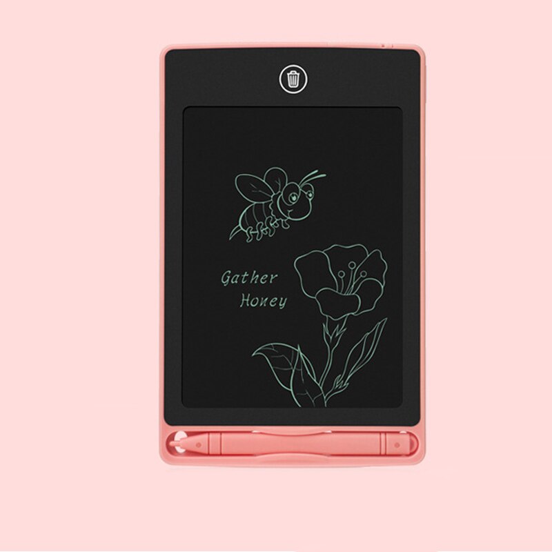 Creatief Schrijven Tekening Tablet 8.5 Inch Notepad Digitale Lcd Grafische Board Handschrift Bulletin Board Voor Tafel Plotter: 6.5 inch  pink