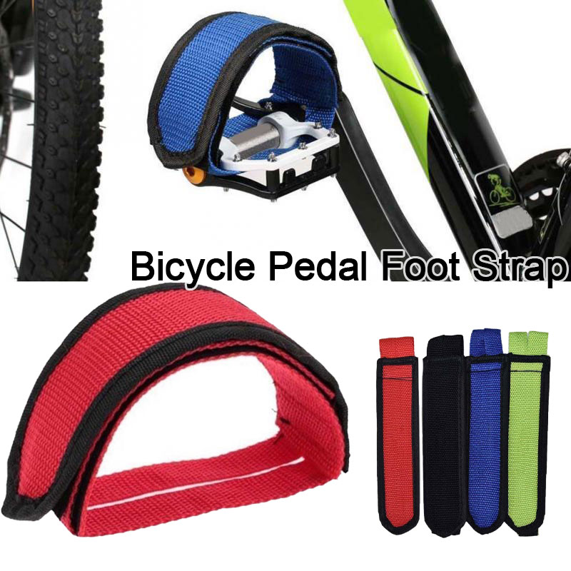 Fixie Bmx Fixed Gear Bike Bicycle Adhesive Straps Pedal Toe Clip Strap Belt Cn Camping Equipment Hiking Accessories
