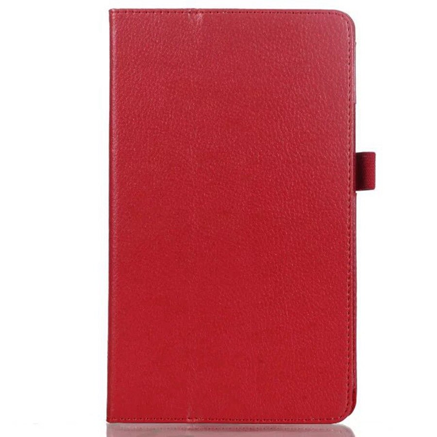 Ultra Slim PU Leather Case For Huawei MediaPad M5 lite 8 JDN2-W09/AL00 8.0 inch Stand Cover for huawei m5 lite 8 Case+film+pen: red