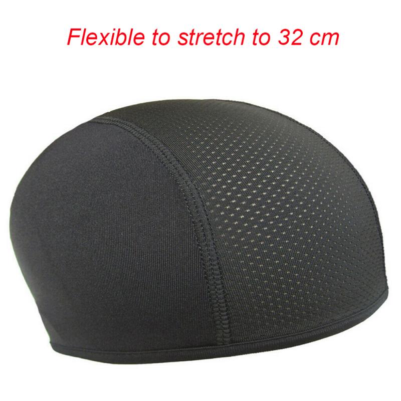 Helm Motorfiets Zweettransporterend Cooling Schedel Sneldrogende Cap Motocross Binnenvoering Beanie Motocross Helm Open Gezicht: Default Title