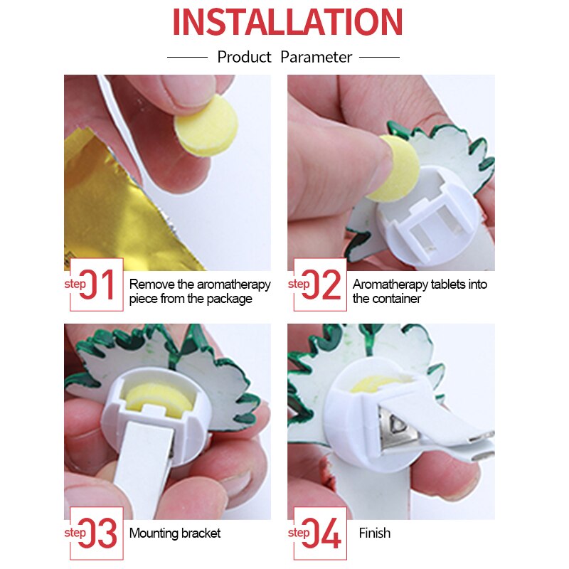 Bil luftfriskere planter parfyme ventilasjonsutløp klimaanlegg duftklipp søte ornamenter interiør auto tilbehør