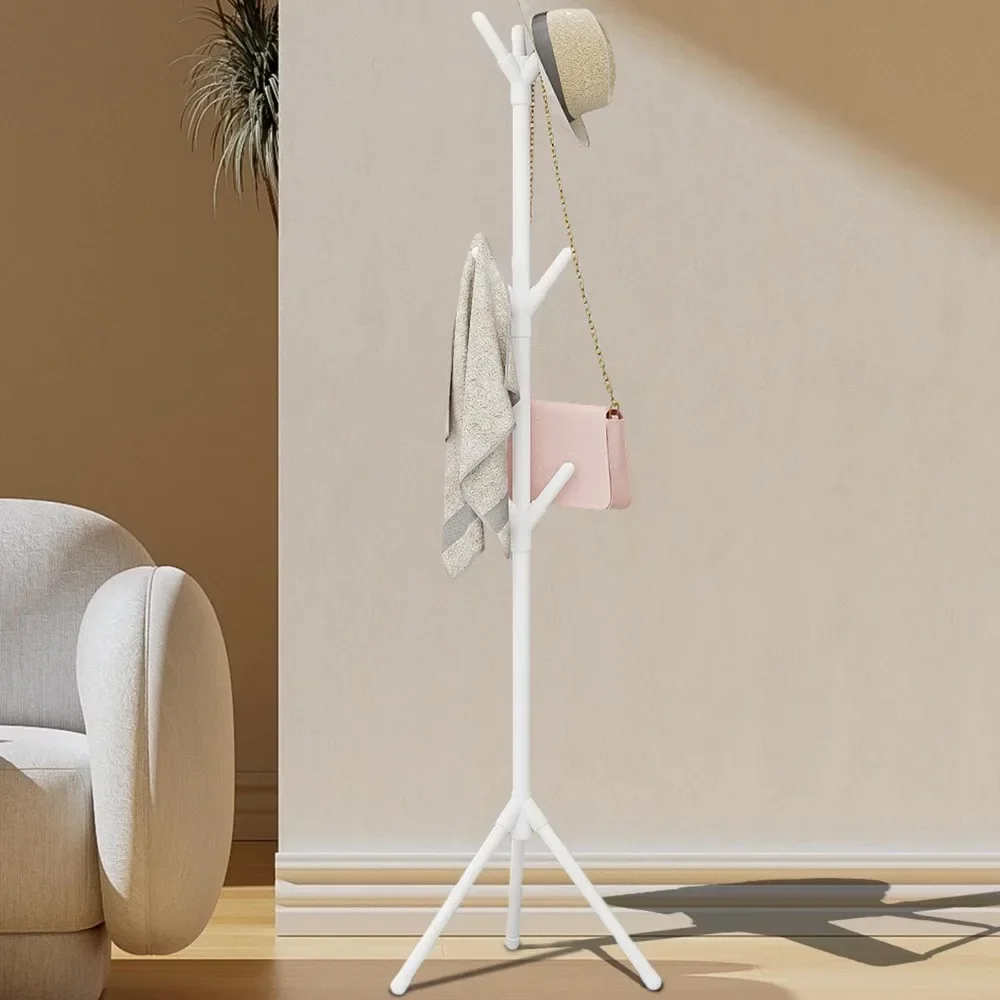 Luxury Floor Standing Clothes Rack Simple Easy To Install Home Hanging Clothes Racks Dormitory Clothes Hats Bags Storage Rack