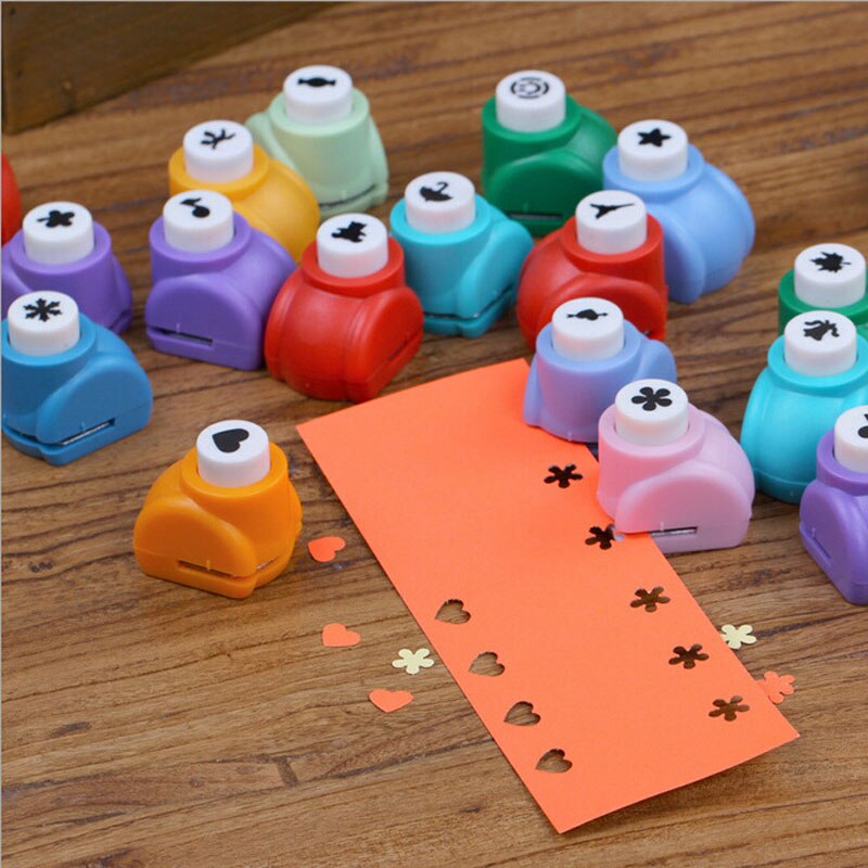 1PC Hole Punch Craft DIY Scrapbooking Cards Printing Paper Shaper Mini Cutter Random Color best