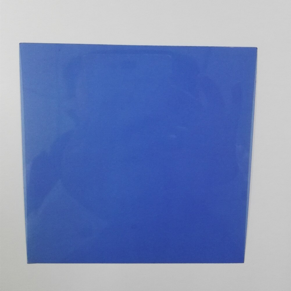 2pcs 20×20CM Color Polarization Linear Polarizing Film Sheets,Polarized Lens Polar Optical Filters With Adhesive for G-Shock LCD: Blue Color