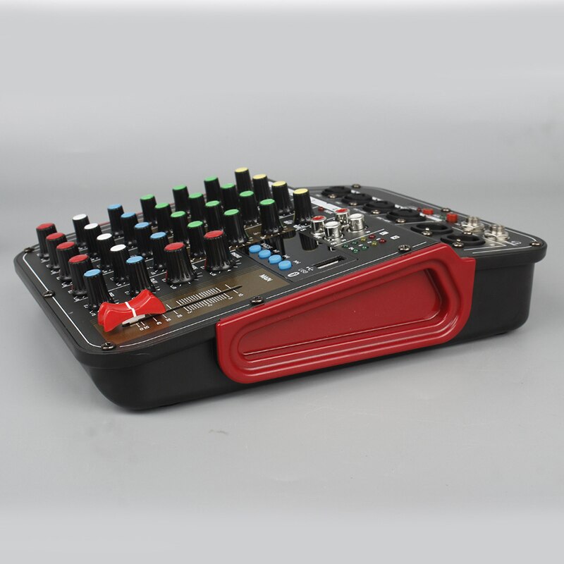 -TM4 Digitale 4-Kanaals Audio Mixer Mixing Console Ingebouwde Phantom Power Met Audio Systeem Voor Studio Opname (Eu Plug)