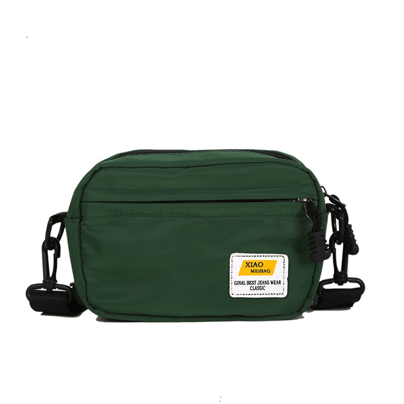 Mini bolso de lona para mujer, paño pequeño bolsos de hombro tipo bandolera, monedero para teléfono,: green