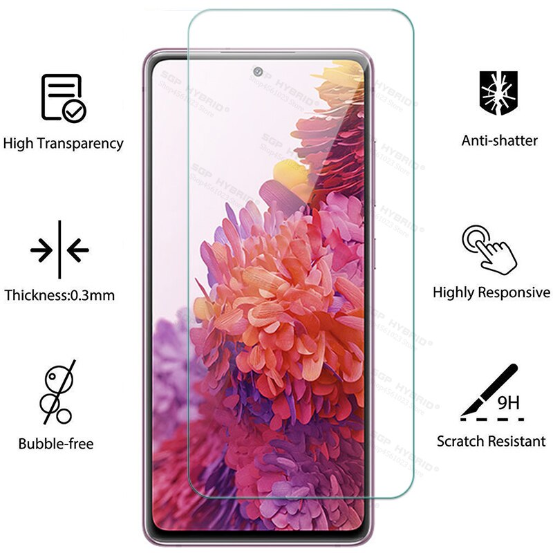 2in1 Tempered Glass For Samsung Galaxy S20 FE 5G Camera Protection Film For Galaxy s20fe s 20 fe 5g Light HD Glass Full Cover