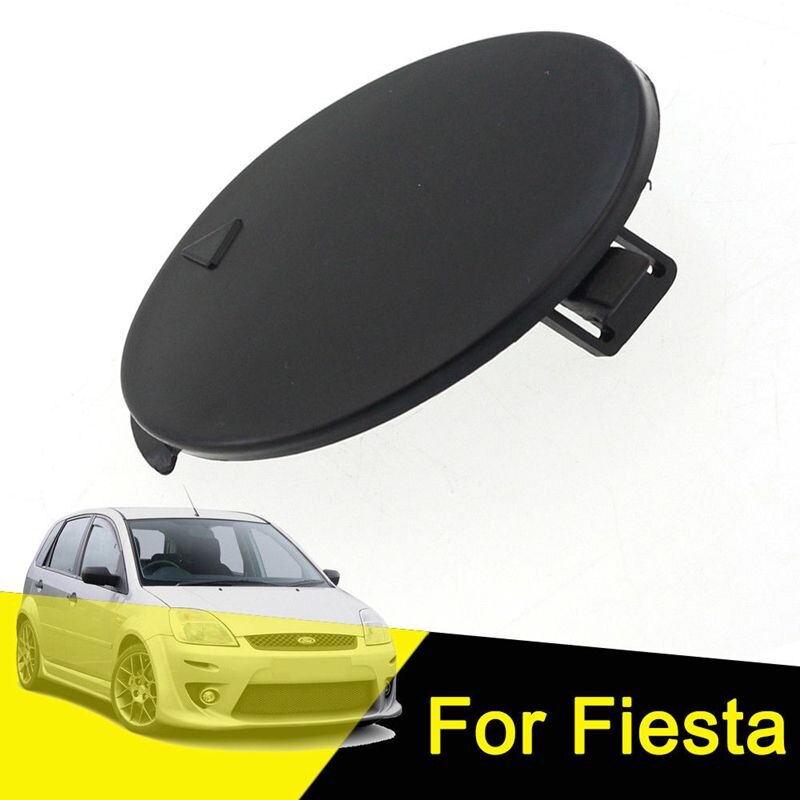 Front Bumper Towing Trailer Cover Cap For Ford Fiesta Mk6 2001 - 2005