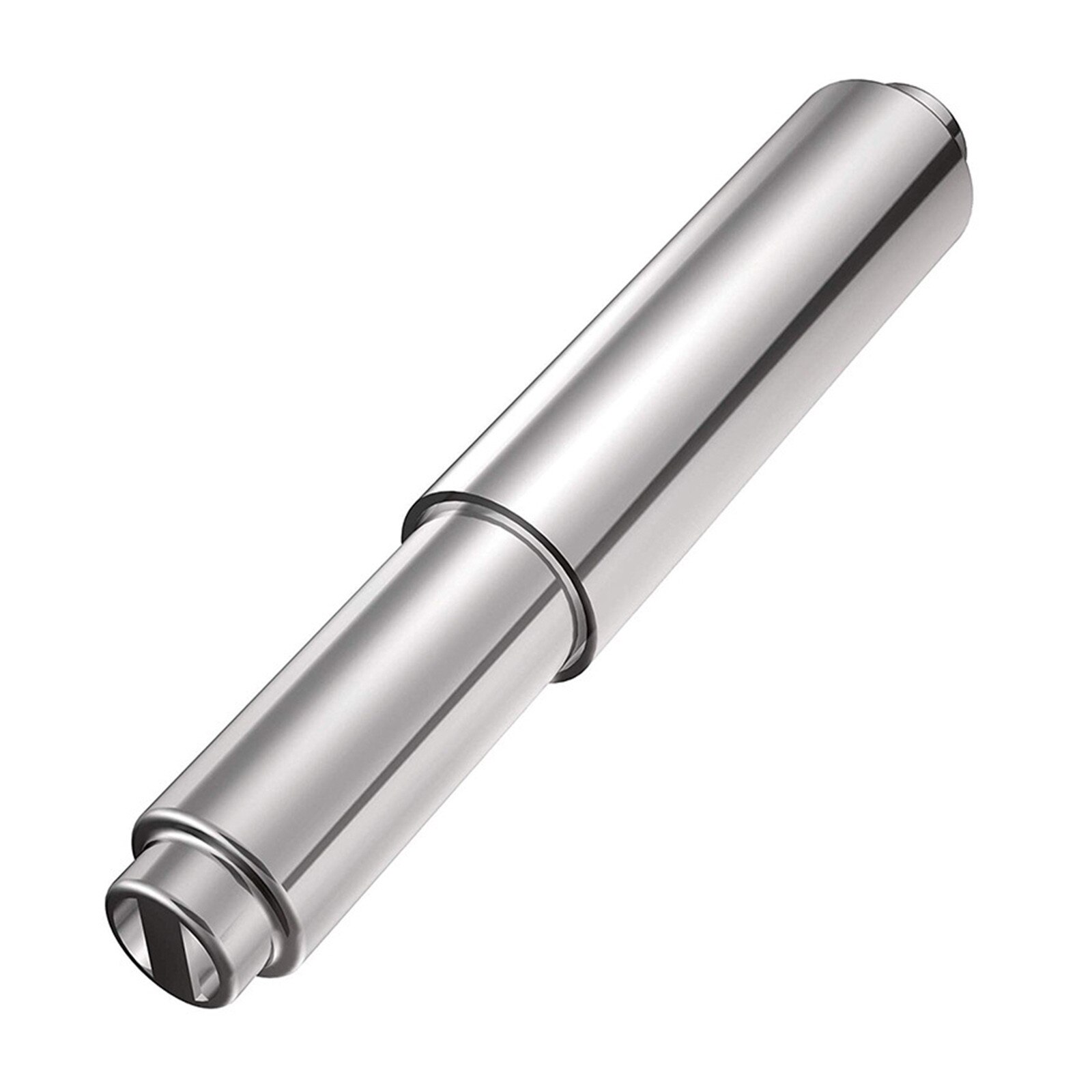 Replacement Toilet Roll Paper Shaft Flexible Plastic Paper Holder Roller Spindle Insert Spring For Bathroom Accessories: Silver 