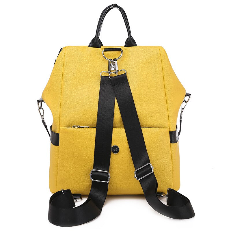 Brand Rugzak Vrouwen Dames Pu Leer Rugzak Anti Diefstal Rugzak Rugzak Voor Meisjes Vrouwen