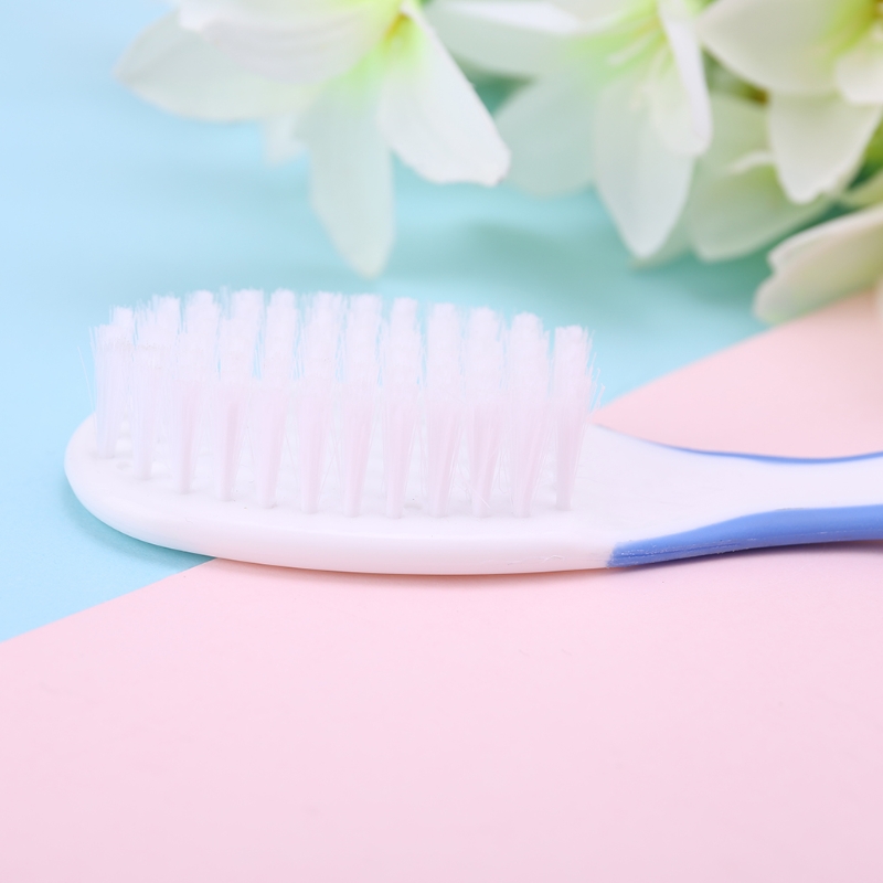1 Set Baby Brush Comb Hair Massage Head Scalp Newborn Kids Care Preparation Kit Cute