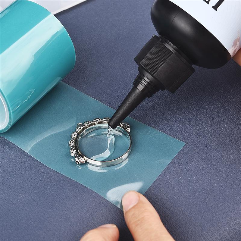 UV Resin Glue Ultraviolet Curing Quick Drying Clear Hard Epoxy Resin UV Glue DIY Epoxy Resin Mold Jewelry Making Gel Hardener