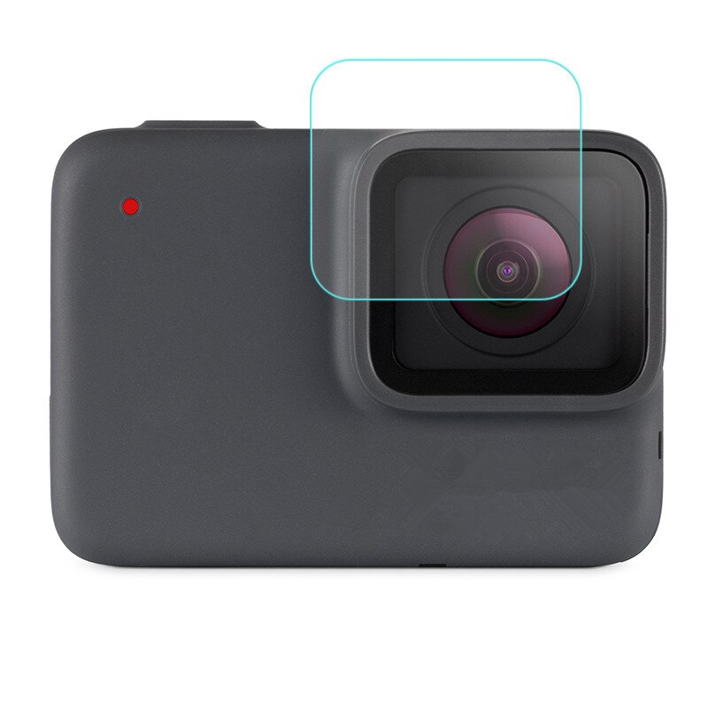 Protetor de vidro temperado capa para gopro go pro hero7/hero 5 lente da câmera e filme de proteção de tela lcd: For Camera Lens 5