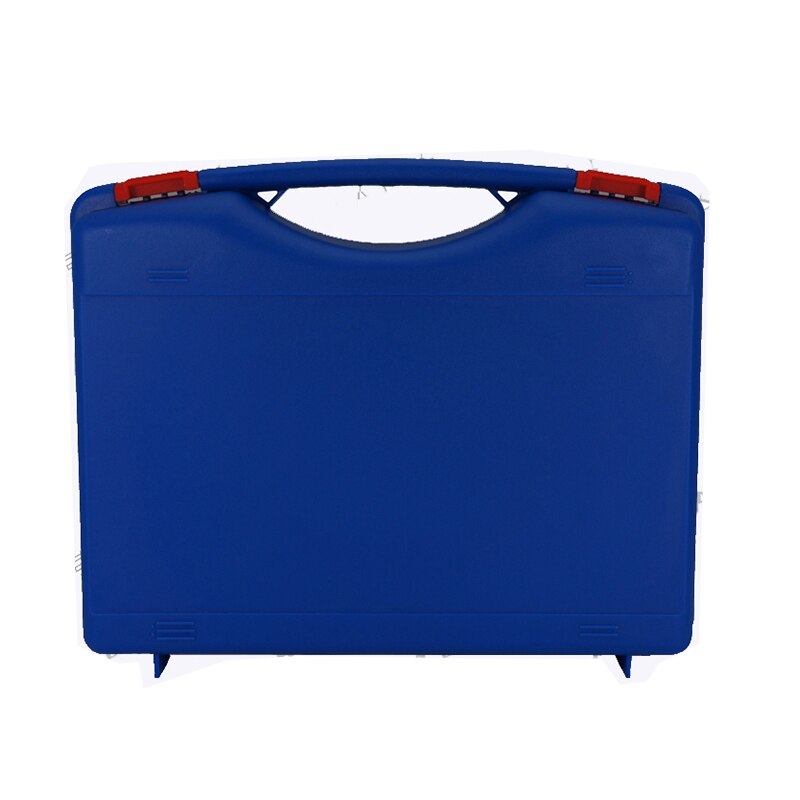 Plastic Tool case suitcase toolbox Impact resistant safety case equipment Instrument box equipme with pre-cut foam: blue with foam