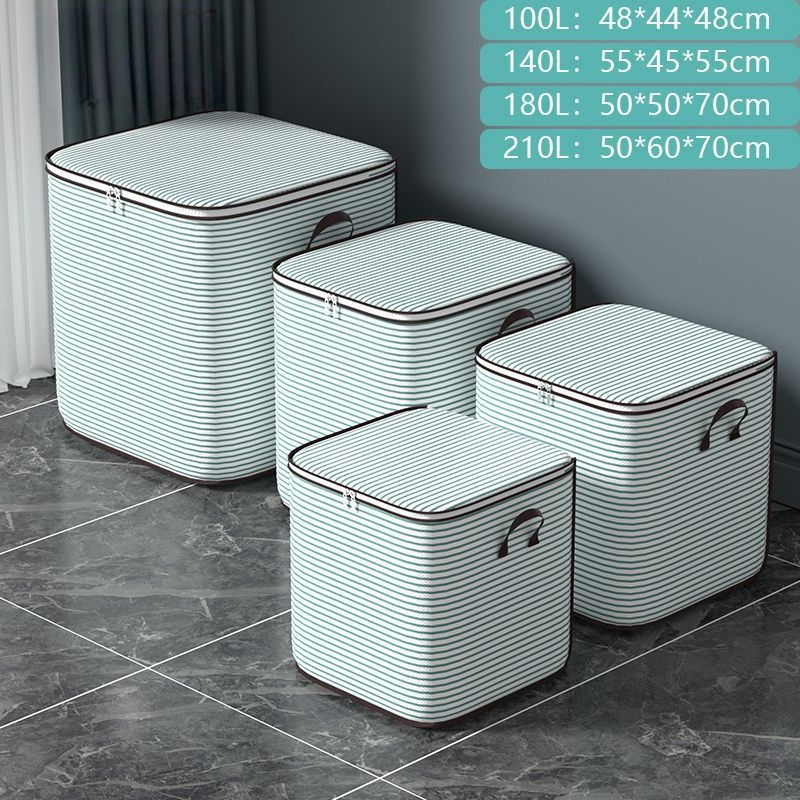 Beutel-Aufbewahrungstaschen-Organizer, der zum Aufbewahren von täglichen Bedarfs mit Deckeln, Reißverschluss, faltbar, hohe Kapazität, für Kleidung, Decke-Behälter