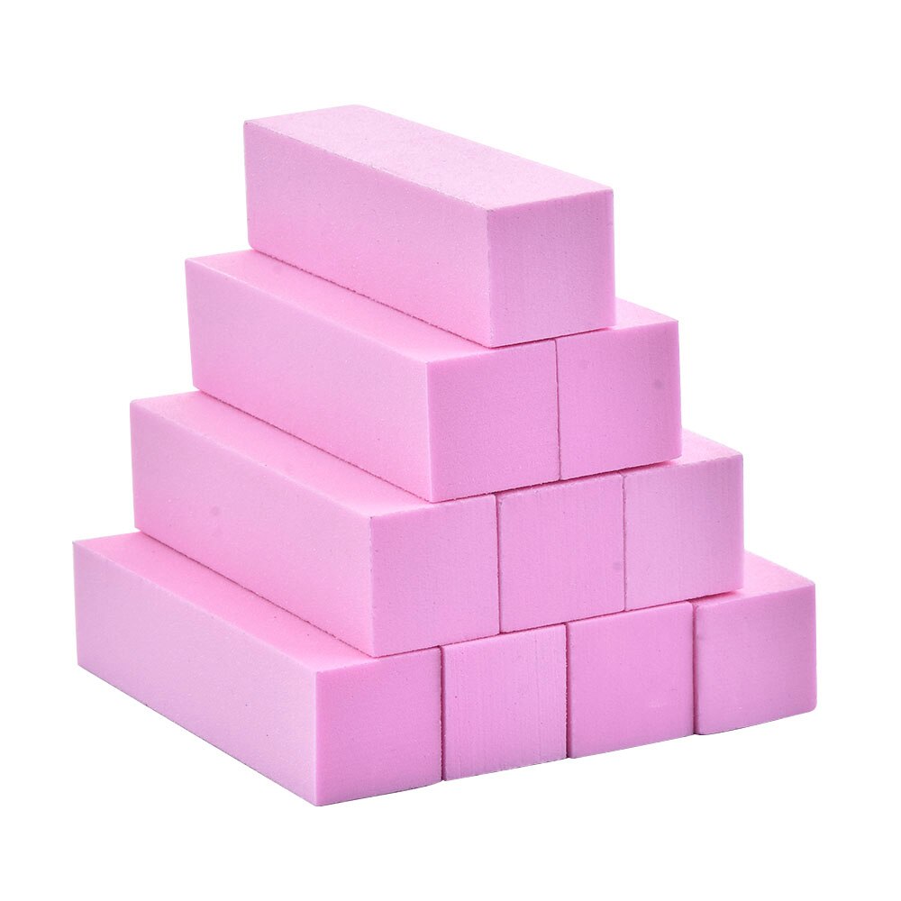 Esponja para pulir uñas, bloque de lijado, pedicura, manicura, herramientas de Arte de uñas, esmalte de uñas duradero y sin daños, Unisex, 10 Uds.: TE339