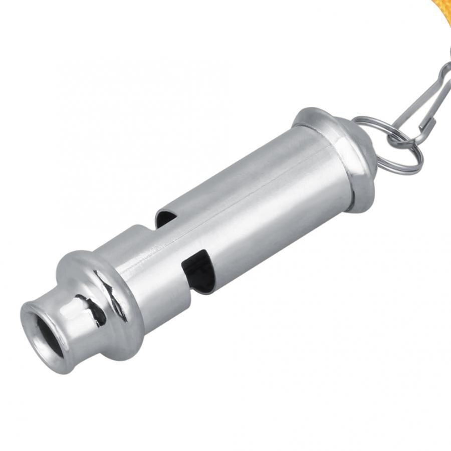Silbato de entrenamiento para palomas, flauta ultrasónica de acero inoxidable, herramienta de entrenamiento para el comportamiento de aves de aluminio