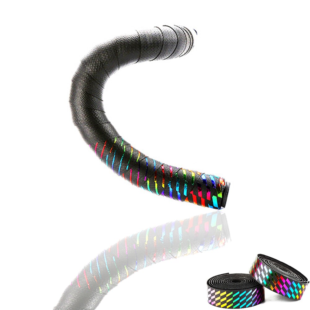 Road Bike Handlebar tapes Rainbow color EVA PU Tape Durable Shock-Proof Bartape BarTape