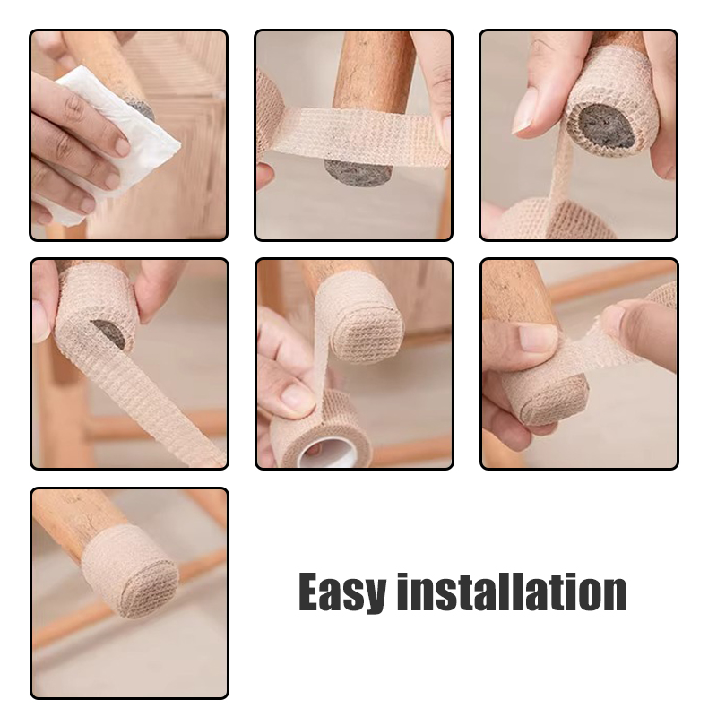 Anti-Slip Vilt Meubelrol Stoel Tafel Poot Cover Stickers Pads Zelfklevende Meubels Glijdende Strip Voor Bank Vloerbeschermer