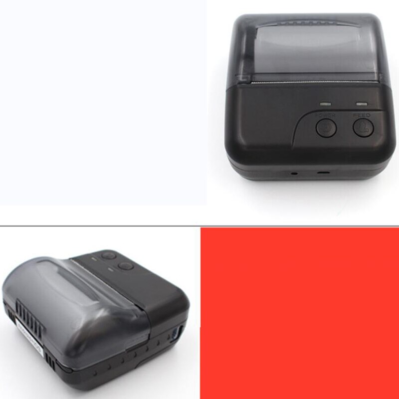 80HB4 Portable Bluetooth Receipt Printer Handheld Receipt Printer Takeaway Wireless Bluetooth Printer