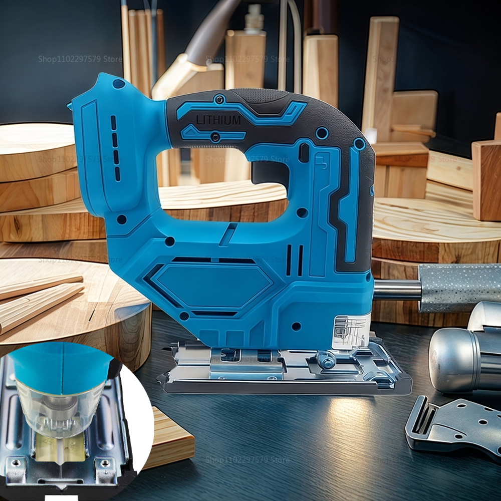 Electric arc-shaped brush saw, wireless, portable, multi-functional, lithium battery for electric woodworking tools