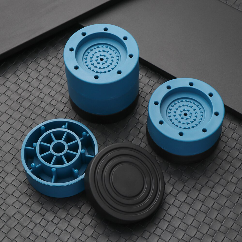 4pcs Universal Dryer Feet Pads Support Rubber Mat Air Conditioner Refrigerator Anti-Vibration Washing Machine Non-Slip Pad