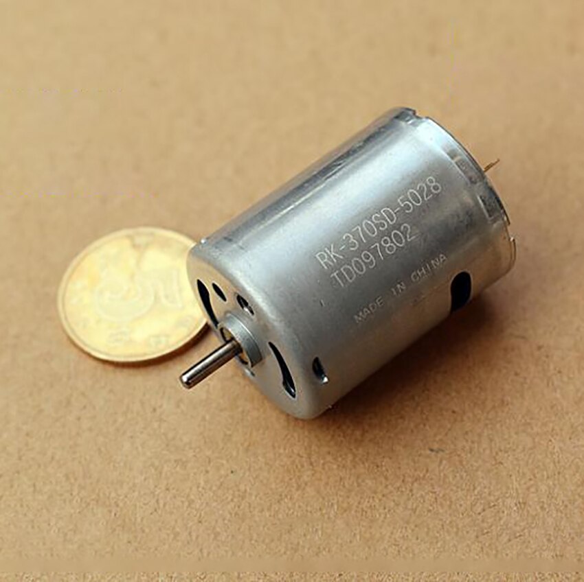 Rk -370sd kullbørstemotor med bakelitt kommutator , dc 3.7v-11.1v 19000-51000 rpm høyhastighetsmotor til flyskipsmodell
