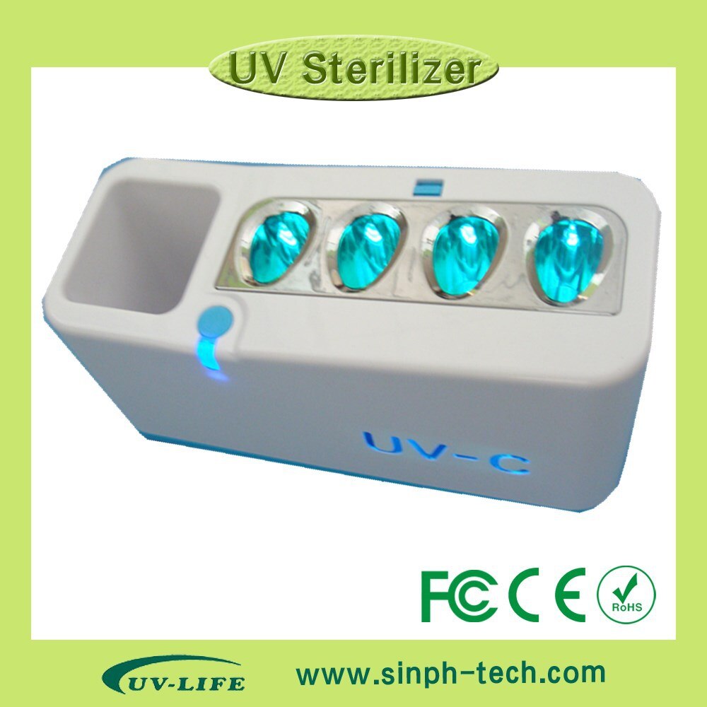UV-C Home Toothbrush Sterilizing holder UV light tooth brush sanitizer UV tooth brush disinfector