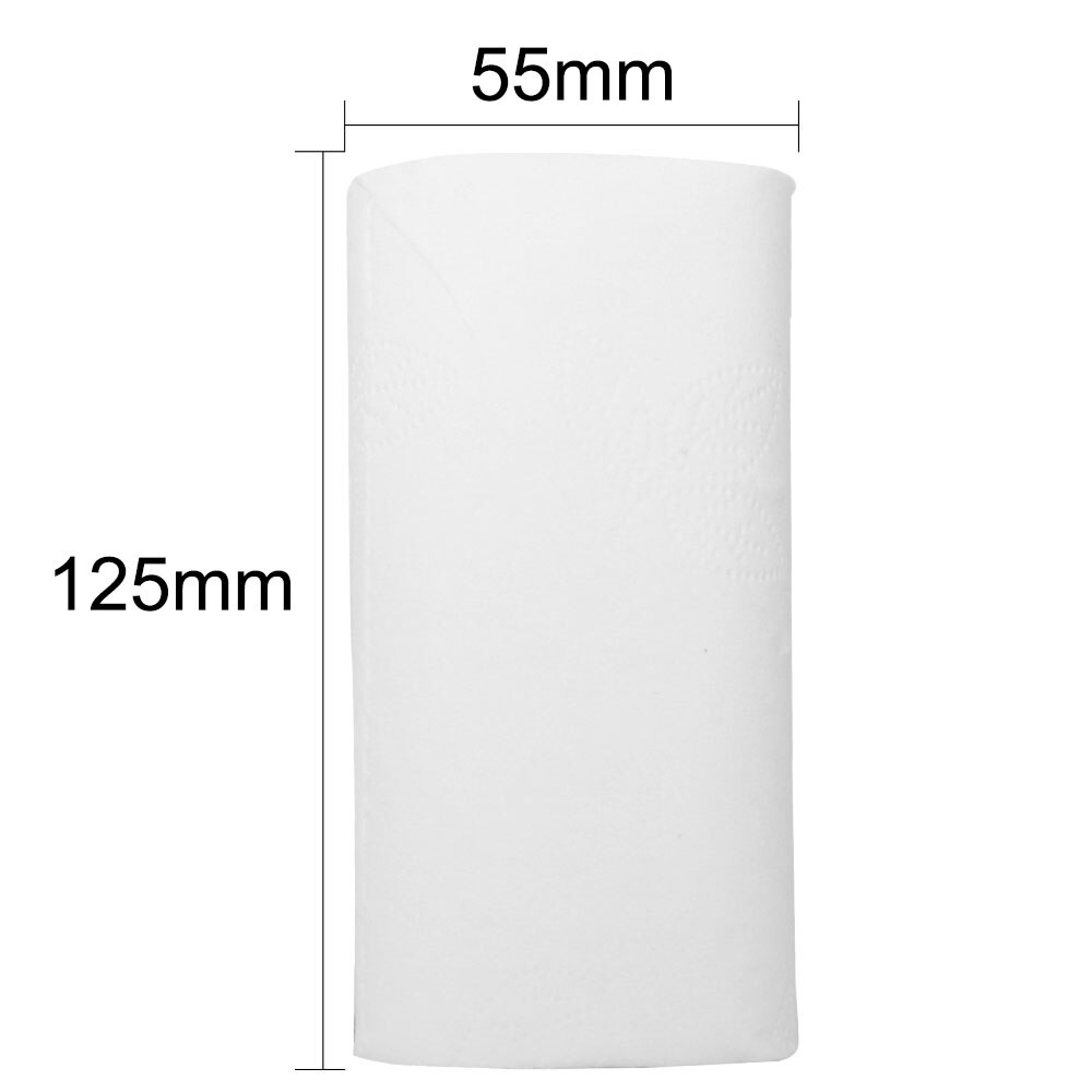 6 Rolls 4 Layers Tissue Napkin Toilet Roll Paper Coreless Toilet Paper Home Bath Kitchen Tissue Roll Wood Pulp Hand Towels