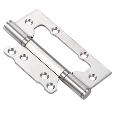 Stainless Steel Automatic Door Hinges Heavy Duty 4 inch Home Furniture Smooth Movement Wooden Doors Gate Ball Bearing: 5 inch one piece