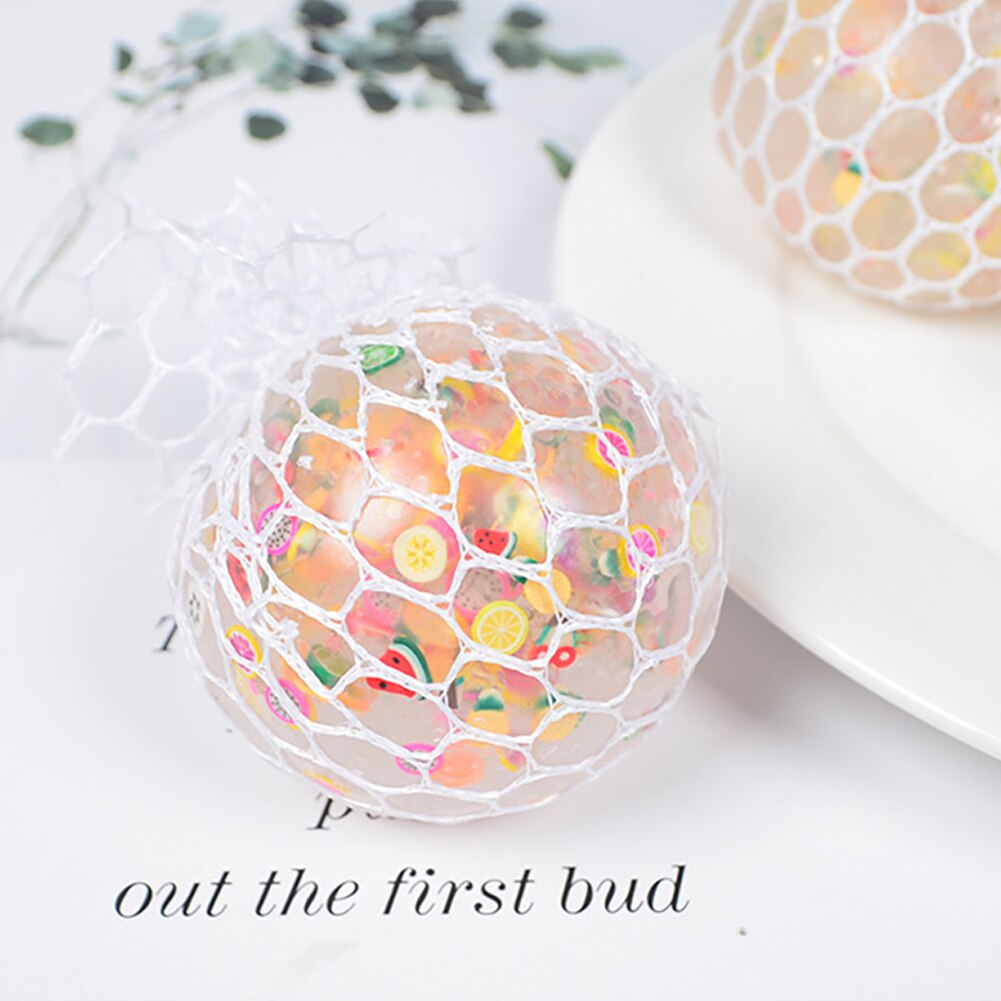 Hand Pinch Squeeze Vent Grape Decompression Ball Toy Teen Adult Portable Touch Elastic Decompression Pinch Ball