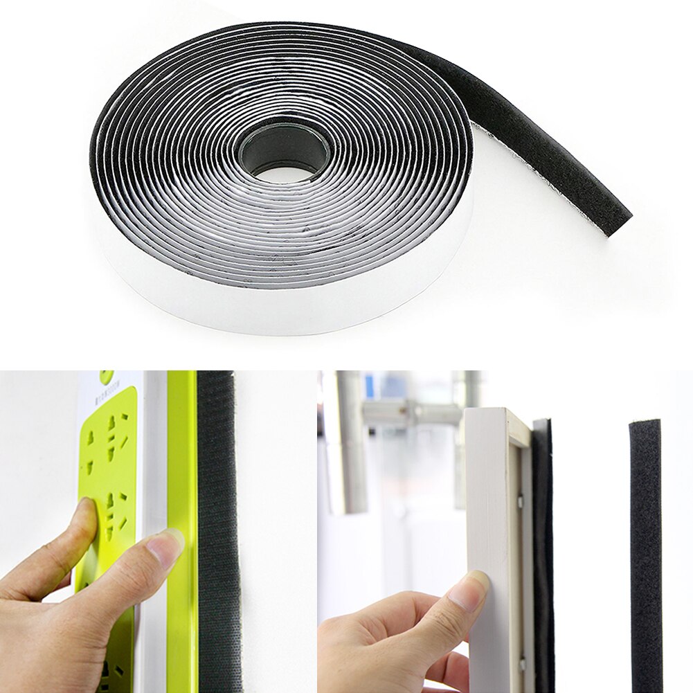 5M 20Mm Dubbelzijdig Tape Geen Spoor Herbruikbare Waterdichte Sterke Lijm Lijm Tape Klittenbandsluitingen Zelfklevende Sluiting Tape haak