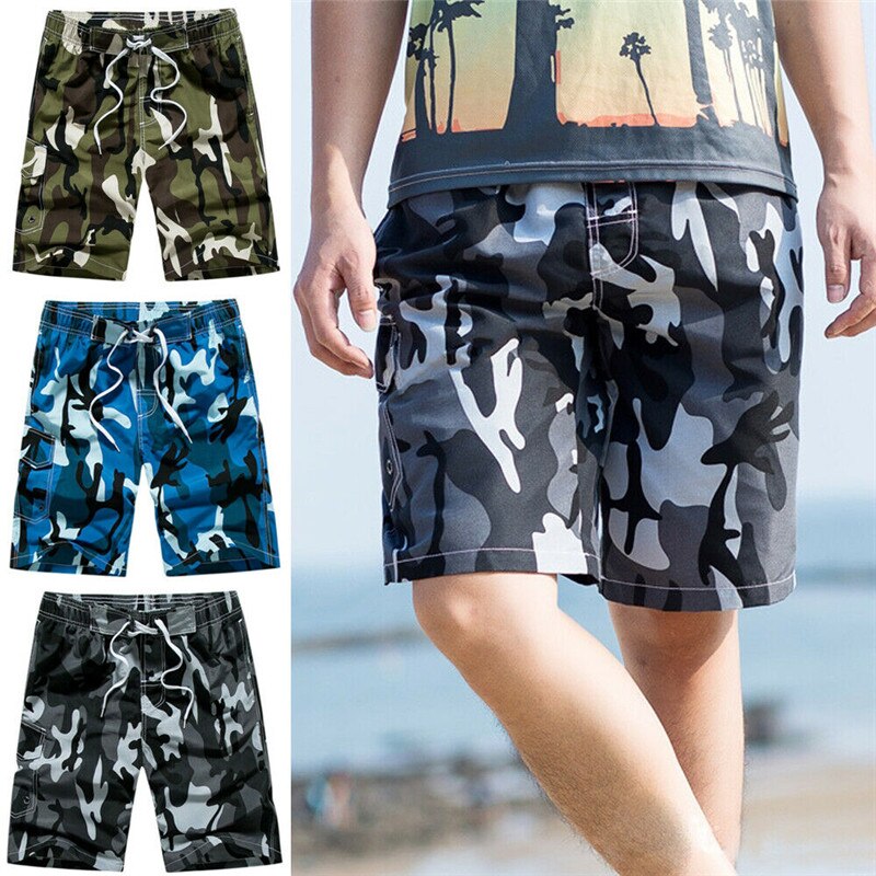 hommes Camouflage plage Shorts décontracté lâche Shorts conseil Shorts maillots de bain pantalons chauds d'été vêtements
