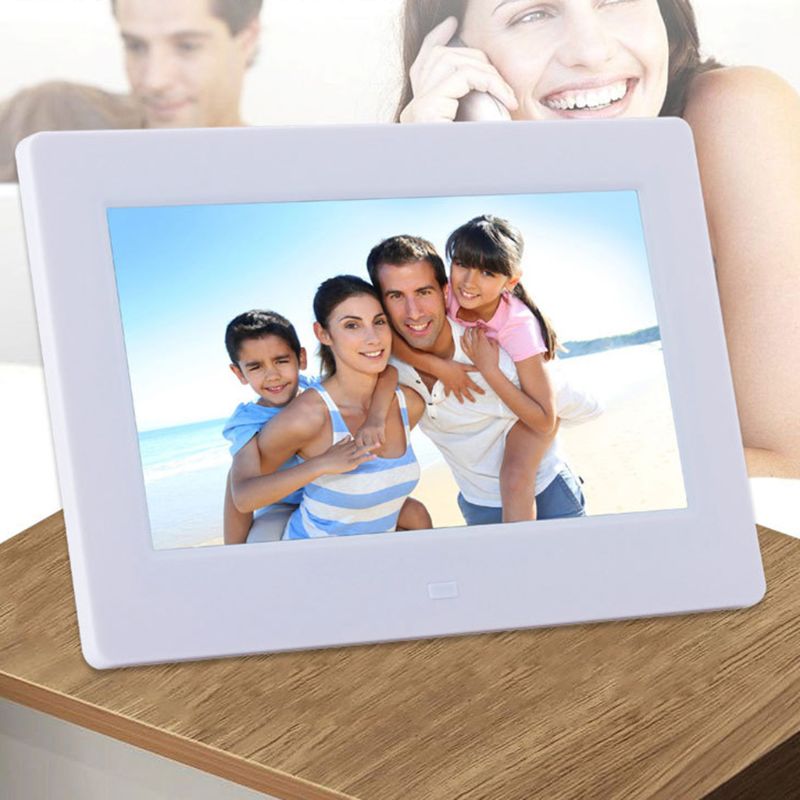 7 Inch Digital Picture Frame Digital Photo Frame with TN Display Player with Remote