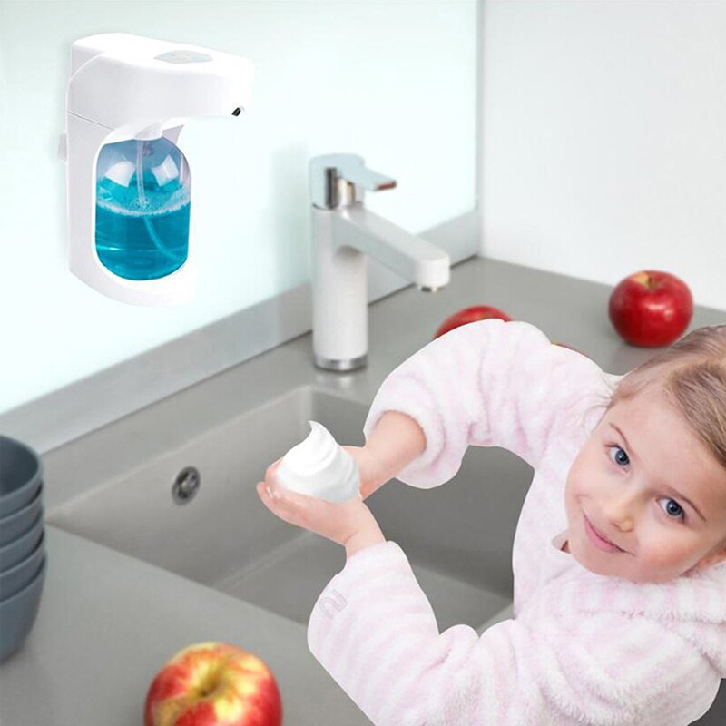 ! 500Ml Automatische Schuim Zeepdispenser Wand-Zeepdispenser Smart Sensor Touchless Badkamer Keuken Accessoires