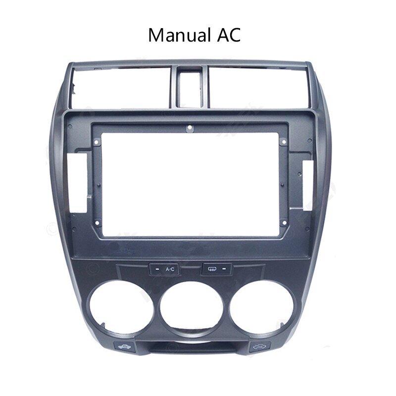 Car Stereo Fascia For Honda City Auto Radio Head Unit Dash Fitting Panel Frame Installtion Kit Bezel Faceplate Holder: Manual AC