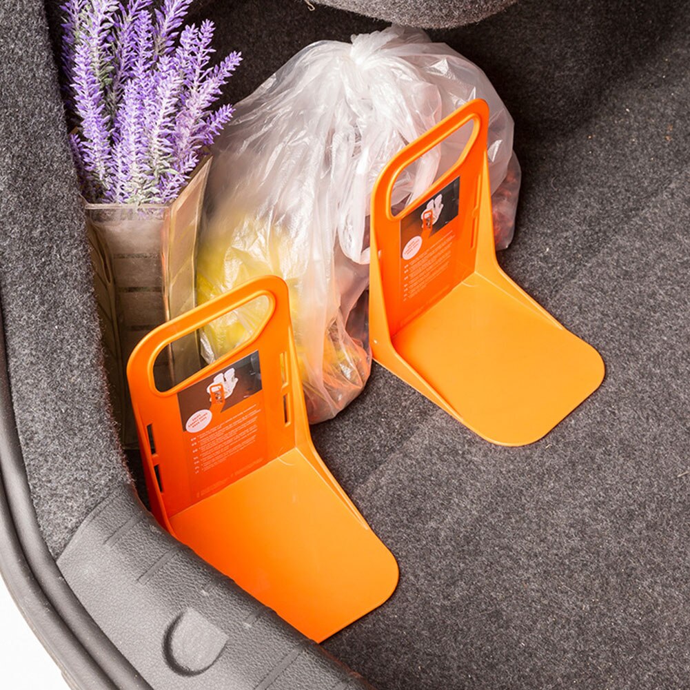 Opbergruimte l-vorm antislip kofferbak scheidingswand auto achter opbergruimte bagage accessoires rek universeel drank multifunctioneel voedsel