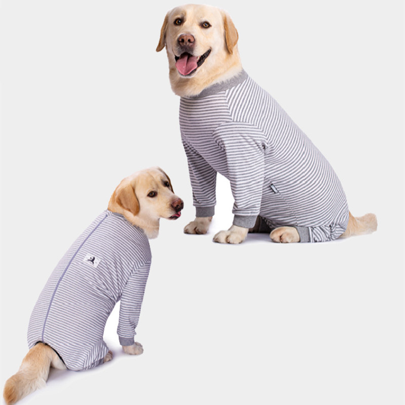 Large Dog Clothing Jumpsuit Pajamas Big Dog Clothes Sleepwear Samoyed Husky Labrador Golden Retriever Costume Outfit